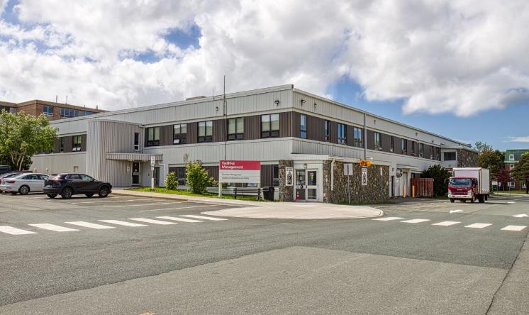 A photo of the Facilities Management Building